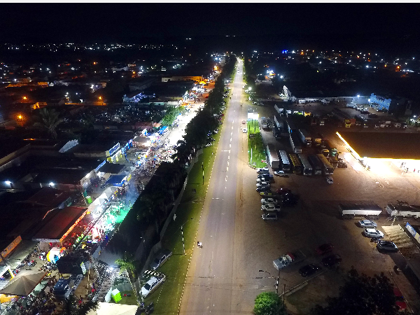 Itinga do Maranhão: Iluminação do trecho urbano da BR 0-10 é oficialmente inaugurada