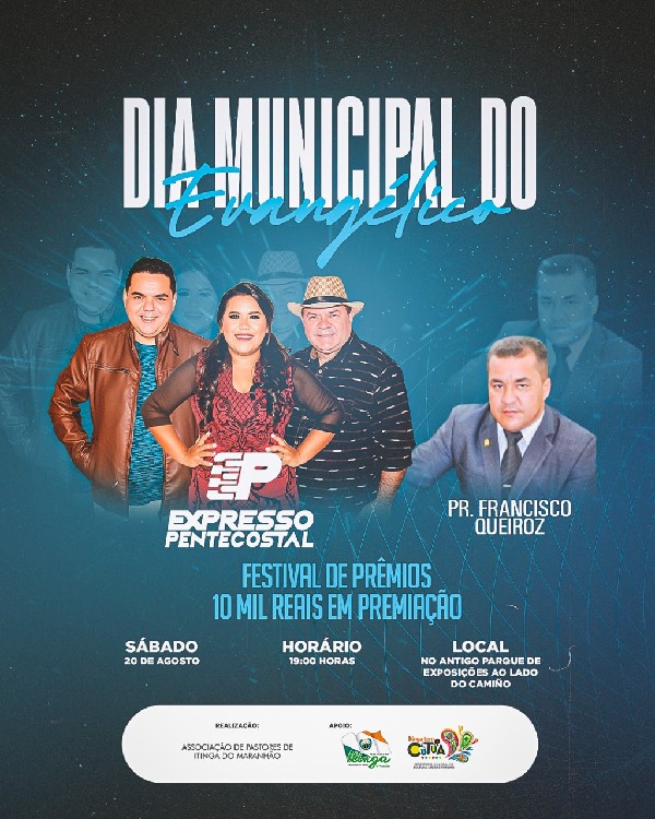 CONVITE / DIA DO EVANGÉLICO - Prefeitura Municipal de Itapiratins